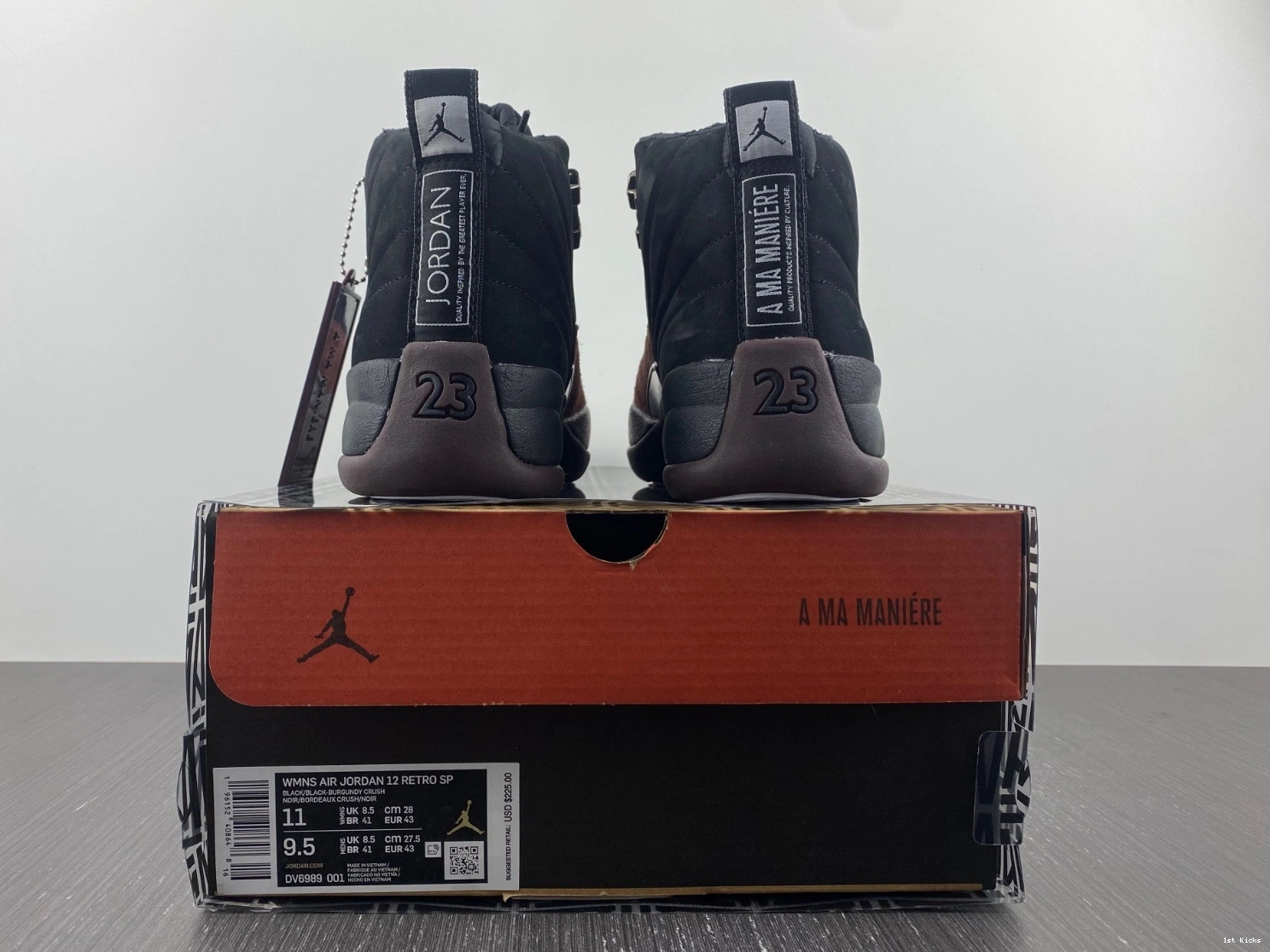Ma Jordan 12 Retro Black A Maniére DV6989-001 - 0310